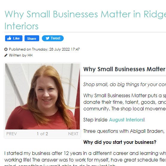 Why Small Businesses Matter